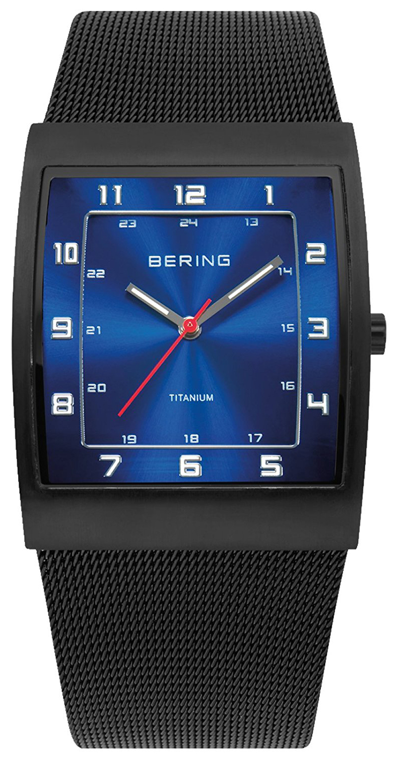 Bering Titanium Miesten kello 11233-227 Sininen/Titaani