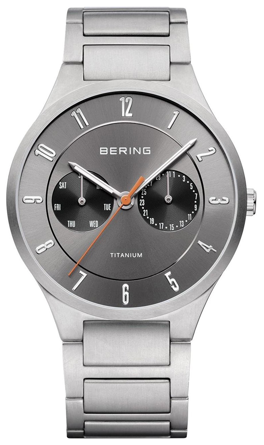 Bering Miesten kello 11539-779 Titanium Hopea/Titaani Ø39 mm