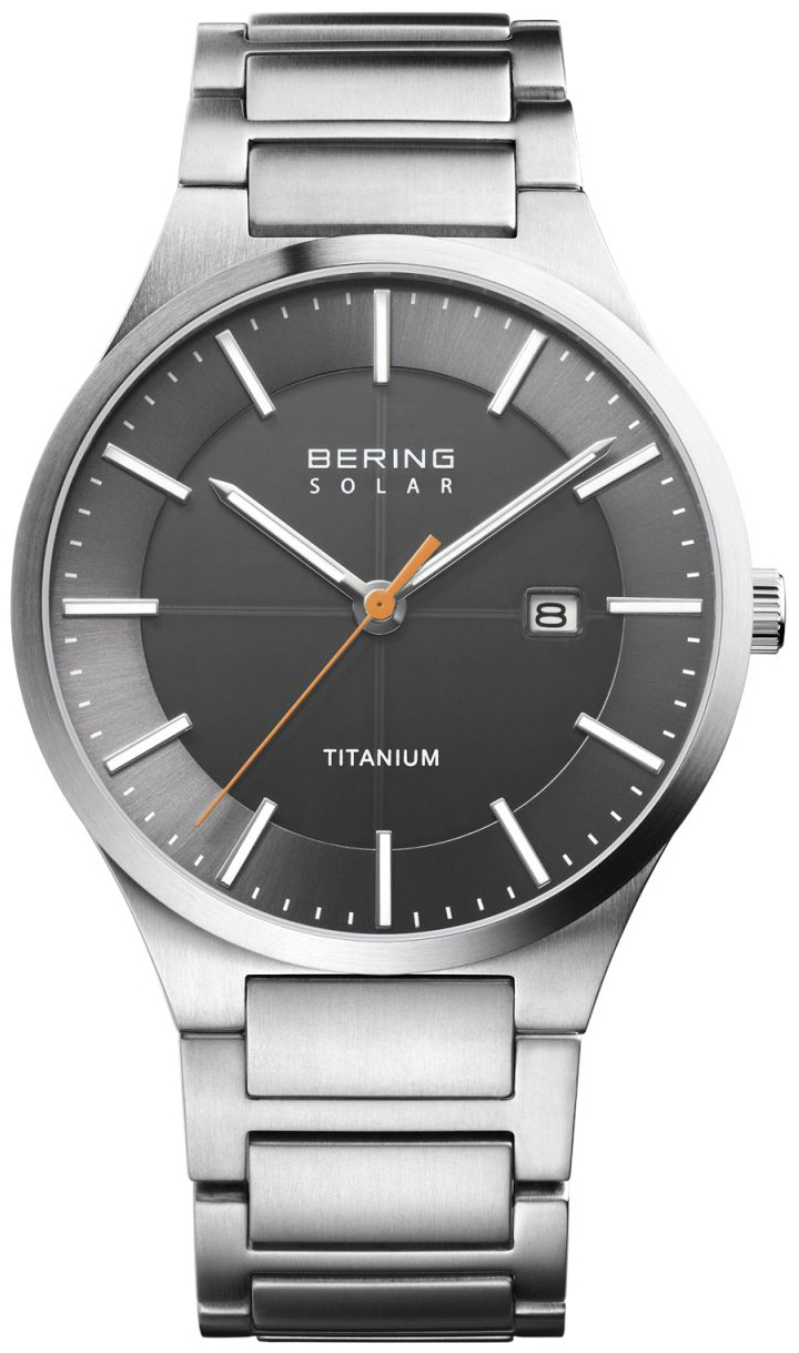 Bering Miesten kello 15239-779 Solar Harmaa/Titaani Ø39 mm