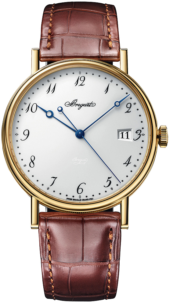 Breguet Miesten kello 5177BA-29-9V6 Classique Valkoinen/Nahka Ø38 mm