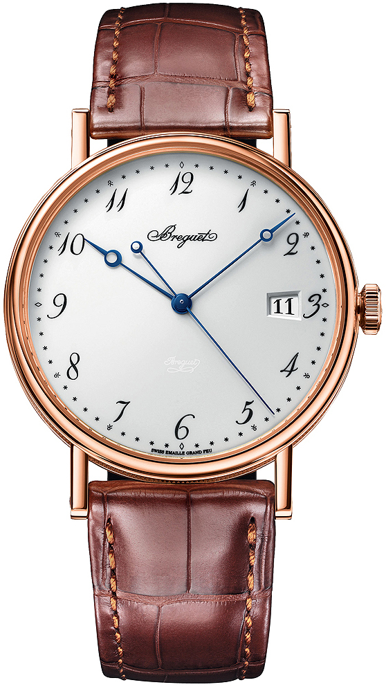 Breguet Miesten kello 5177BR-29-9V6 Classique Valkoinen/Nahka Ø38 mm