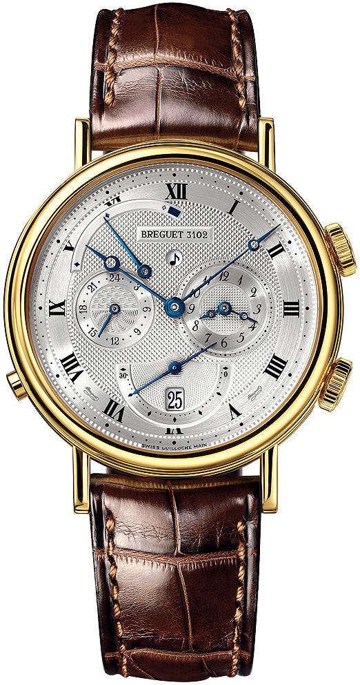 Breguet Miesten kello 5707BA-12-9V6 Classique Hopea/Nahka Ø39 mm