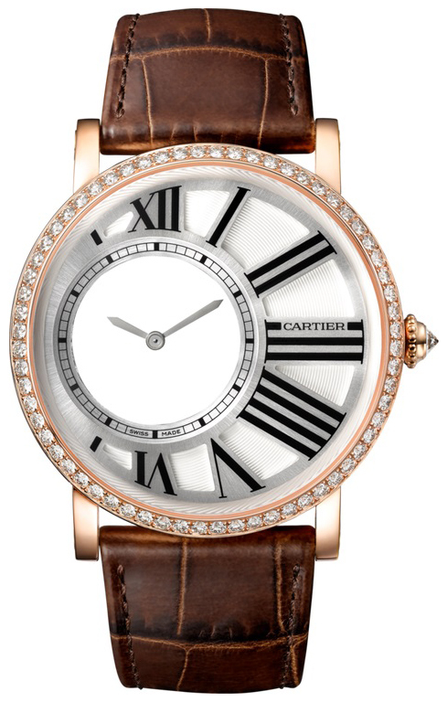 Cartier Rotonde De Cartier Miesten kello HPI00635 Valkoinen/Nahka