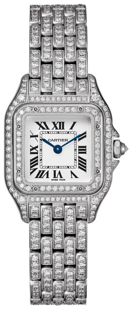 Cartier Naisten kello HPI01129 Panthere De Hopea/18K valkokultaa