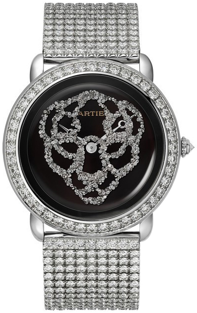 Cartier Revelation Of Panther Naisten kello HPI01356 Musta/18K