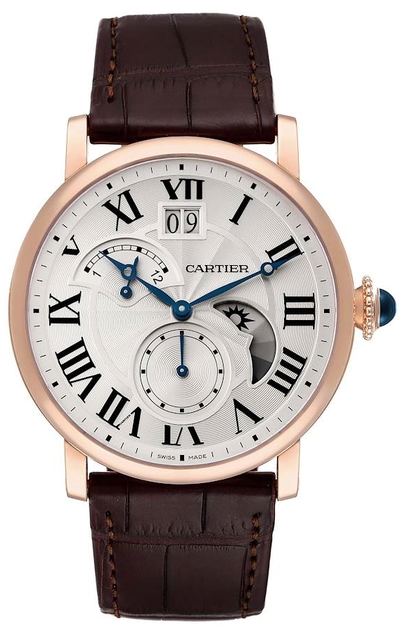 Cartier Miesten kello W1556240 Rotonde de Hopea/Nahka Ø42 mm