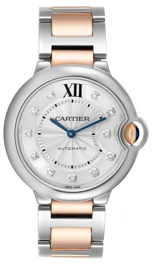 Cartier Ballon Bleu De Cartier Naisten kello W3BB0018 Hopea/18K