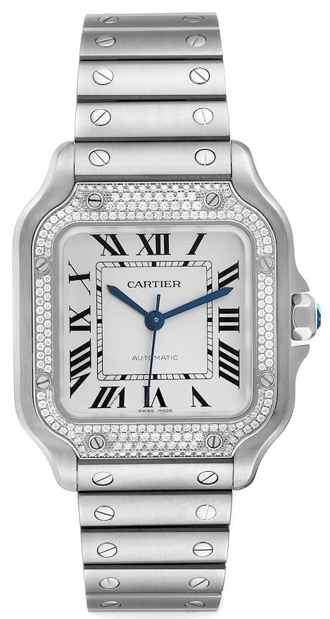 Cartier Naisten kello W4SA0005 Santos De Hopea/Teräs