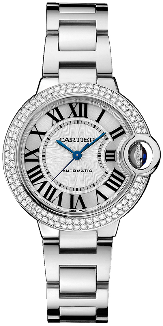 Cartier Ballon Bleu De Cartier Naisten kello WE902065 Hopea/18K