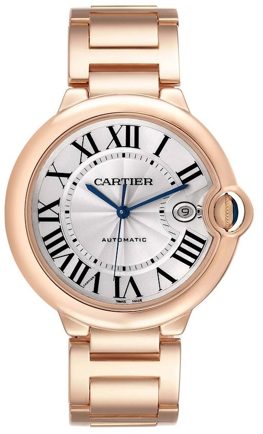 Cartier Miesten kello WGBB0016 Ballon Blue Hopea/18K punakultaa Ø42