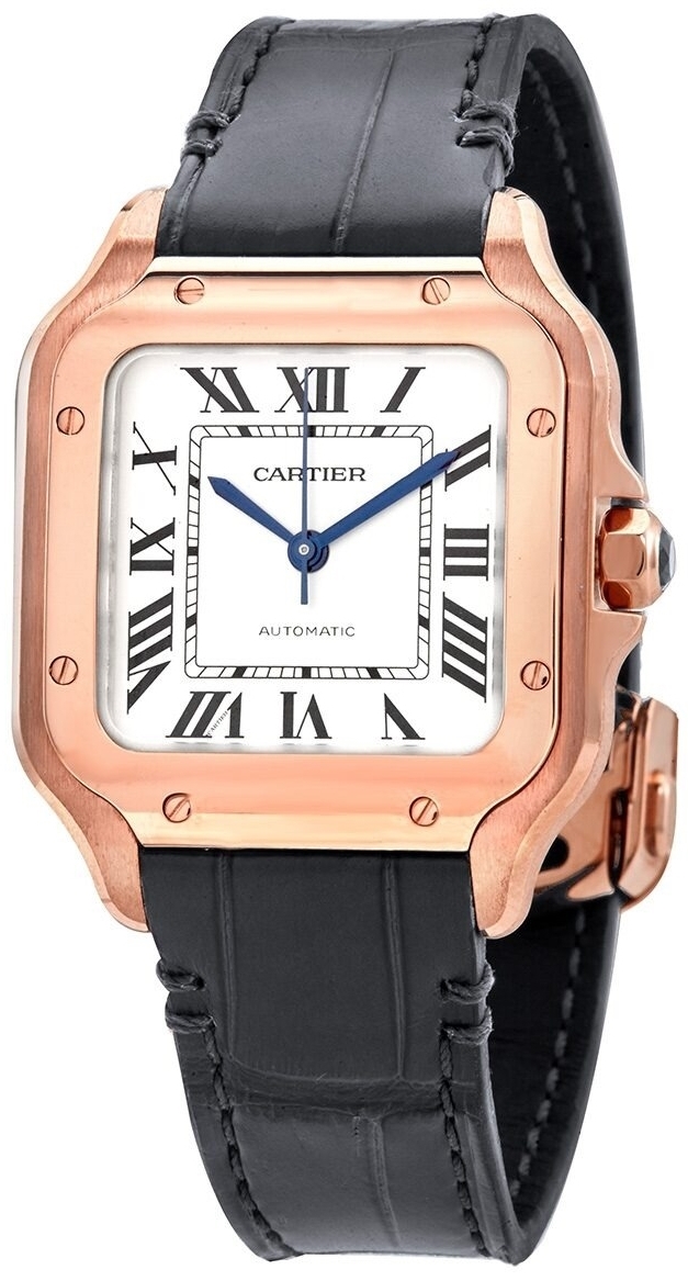 Cartier Miesten kello WGSA0028 Santos De Hopea/Nahka