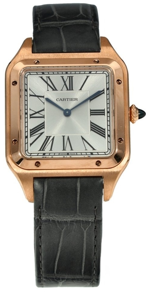 Cartier Miesten kello WGSA0032 Santos Dumont Hopea/Nahka