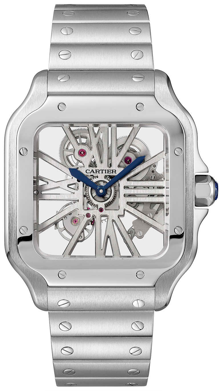 Cartier Santos De Cartier Miesten kello WHSA0007 Luurankokello/Teräs