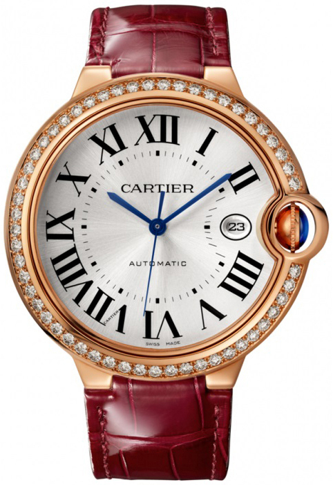 Cartier WJBB0035 Ballon Bleu Hopea/Nahka Ø42 mm