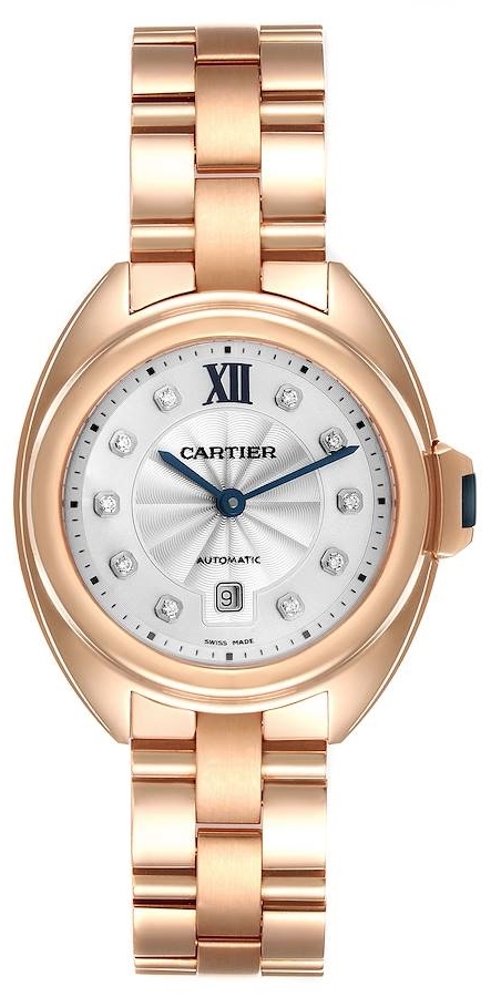 Cartier Cle De Cartier Naisten kello WJCL0033 Hopea/18K punakultaa