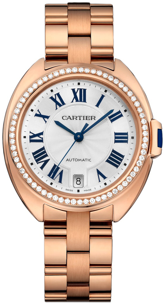 Cartier Cle De Cartier Naisten kello WJCL0045 Hopea/18K punakultaa