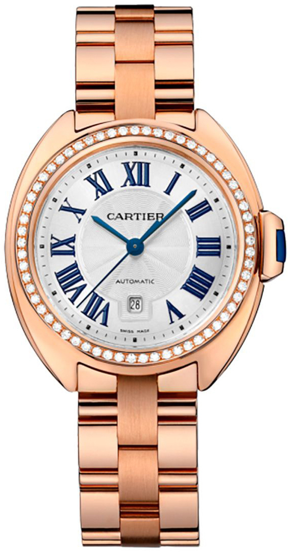 Cartier Cle De Cartier Naisten kello WJCL0046 Hopea/18K punakultaa