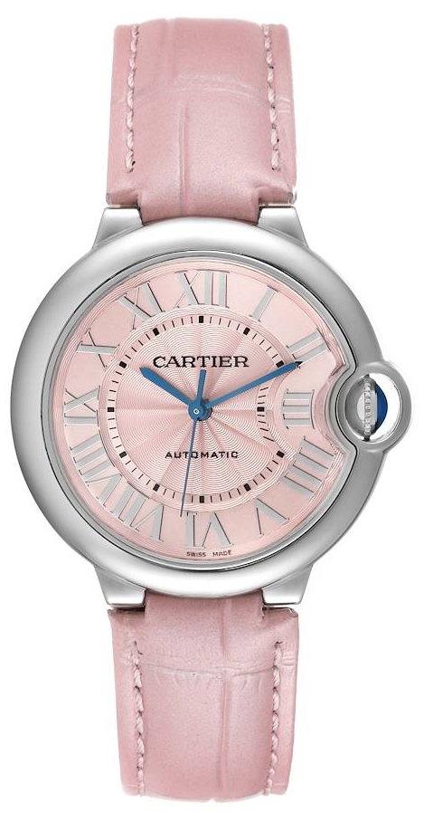 Cartier Naisten kello WSBB0007 Ballon Blue Pinkki/Nahka Ø36 mm