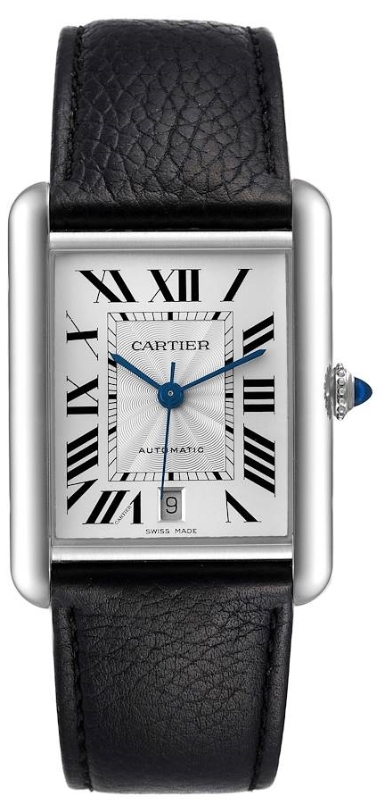 Cartier Miesten kello WSTA0040 Tank Must De Hopea/Nahka