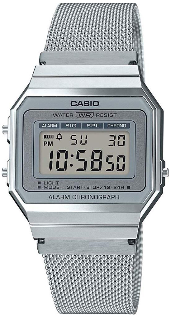 Casio Miesten kello A700WEM-7AEF Collection LCD/Teräs