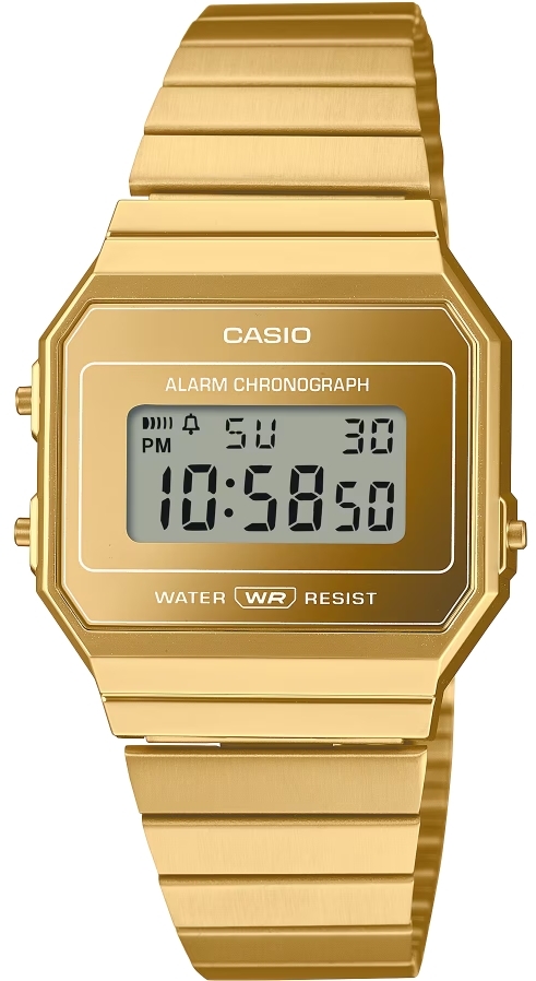 Casio A700WEVG-9AEF Iconic Kulta/Kullanvärinen teräs Ø35.5 mm