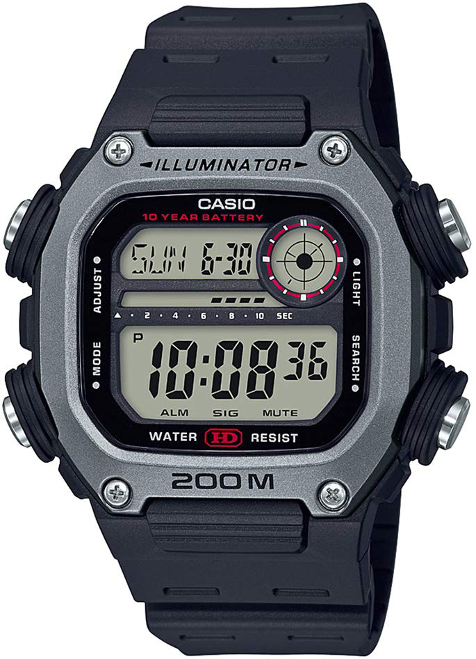 Casio 99999 Miesten kello DW-291H-1AVEF LCD/Muovi