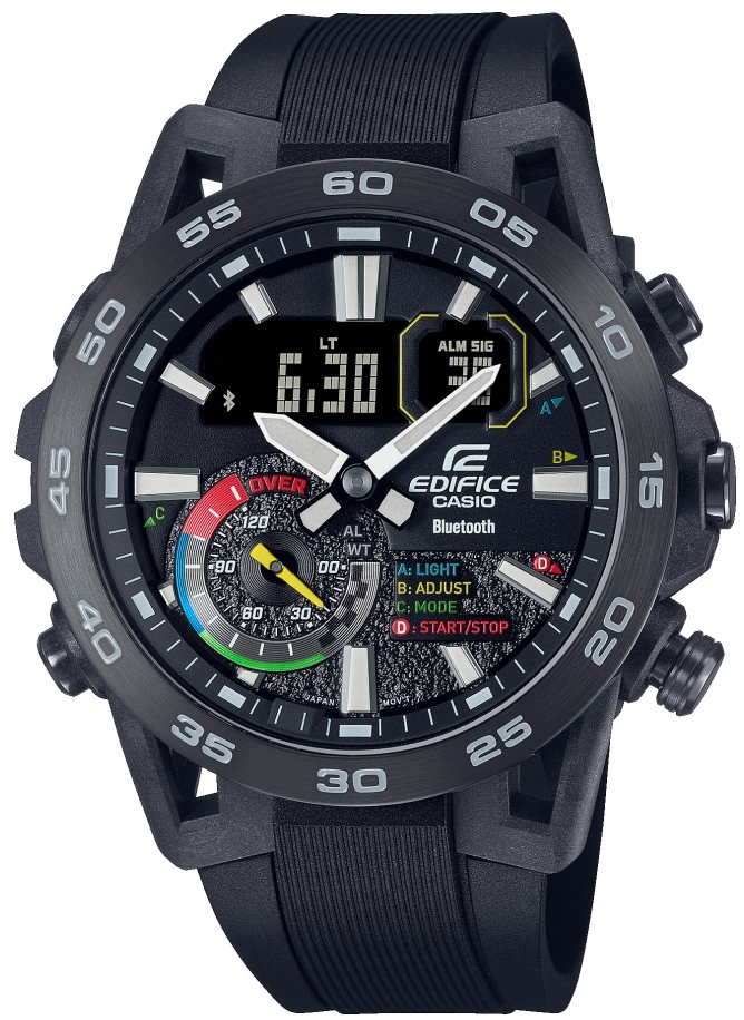 Casio Miesten kello ECB-40MP-1AEF Edifice Muovi Ø52.4 mm