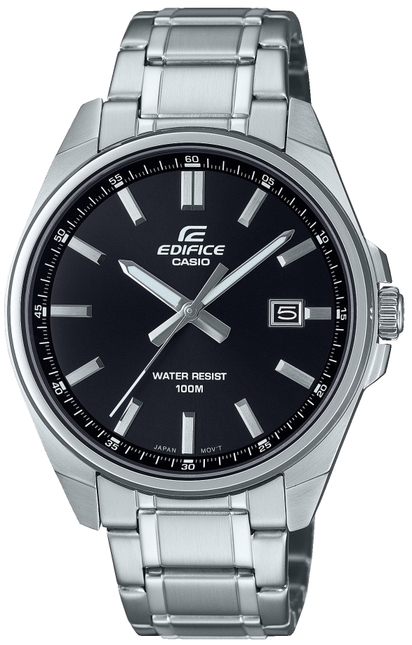 Casio Miesten kello EFV-150D-1AVUEF Edifice Musta/Teräs Ø42.6 mm