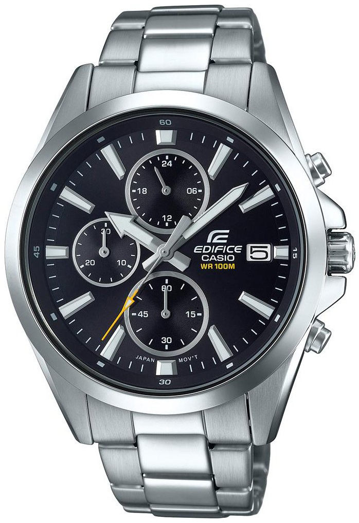 Casio Miesten kello EFV-560D-1AVUEF Edifice Musta/Teräs Ø44 mm