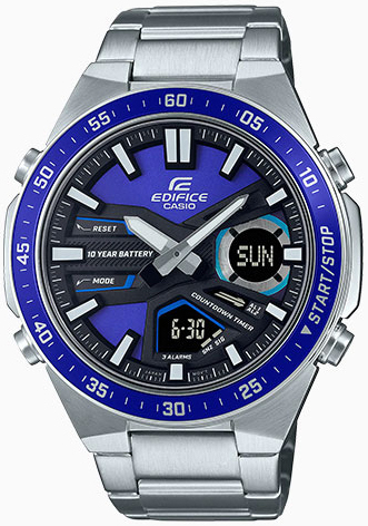 Casio Miesten kello EFV-C110D-2AVEF Edifice Sininen/Teräs Ø46.9 mm