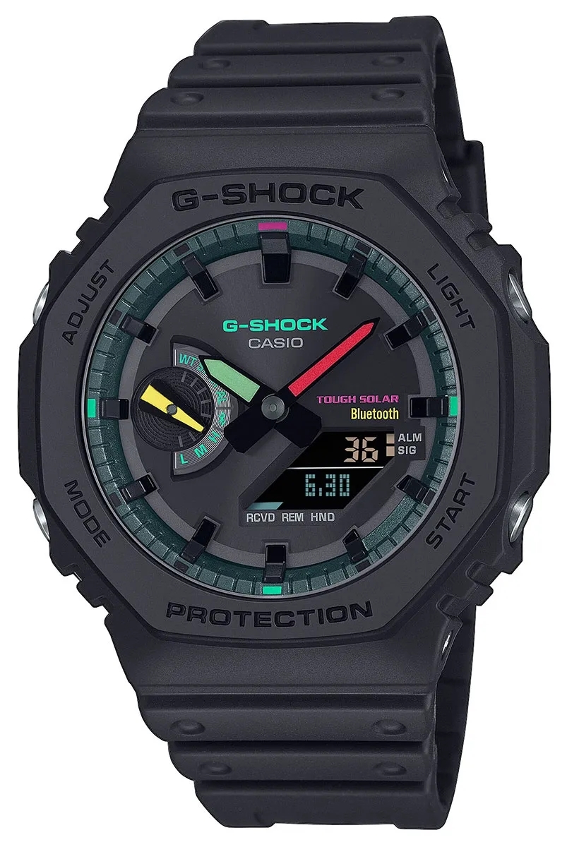 Casio Miesten kello GA-B2100MF-1AER G-shock Musta/Muovi Ø45.4 mm