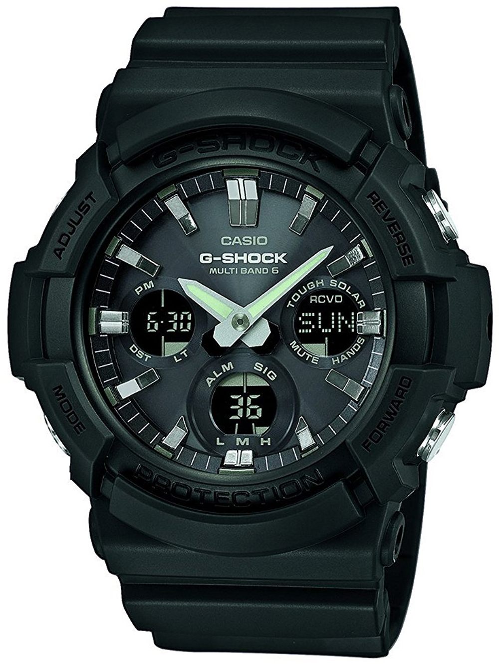 Casio Miesten kello GAW-100B-1AER G-Shock Musta/Muovi Ø55.1 mm