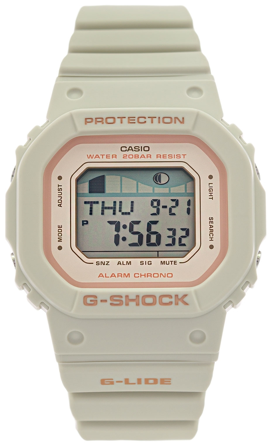 Casio Naisten kello GLX-S5600-7ER G-shock Muovi 45.7x40.5 mm