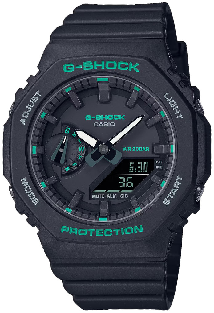 Casio Miesten kello GMA-S2100GA-1AER G-Shock Harmaa/Muovi Ø43 mm