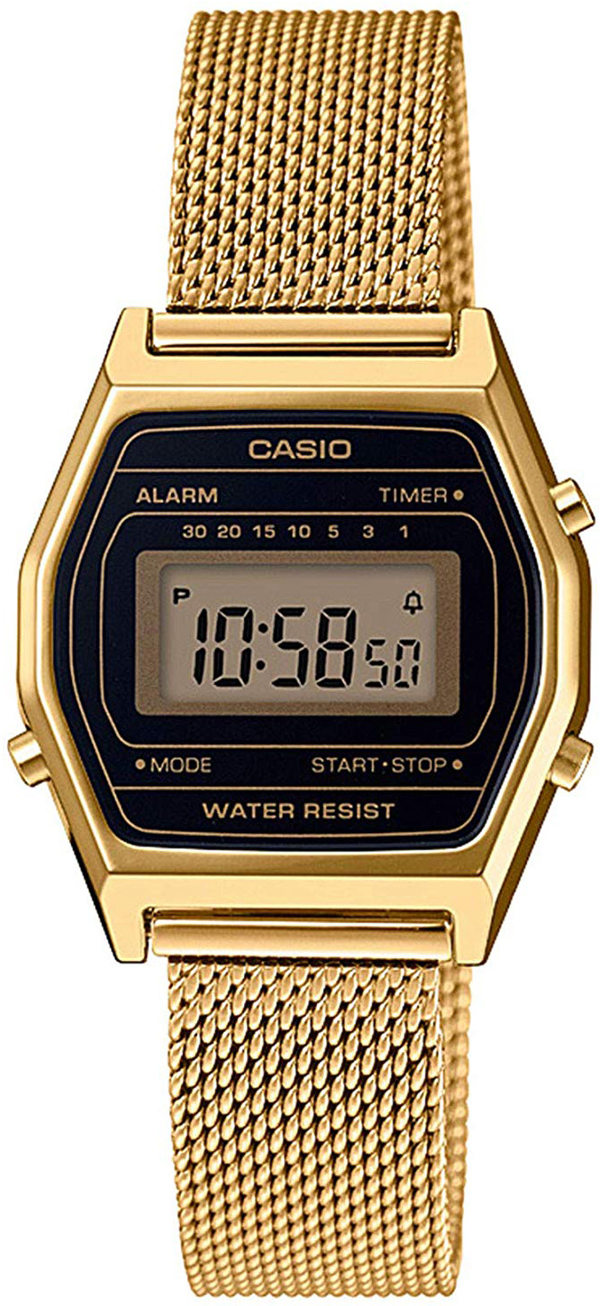 Casio LA690WEMY-1EF Retro LCD/Kullansävytetty teräs