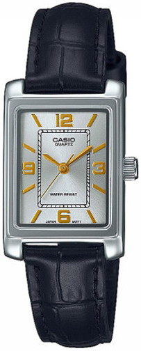 Casio Naisten kello LTP-1234PL-7A2EF Classic Hopea/Nahka 32x21 mm