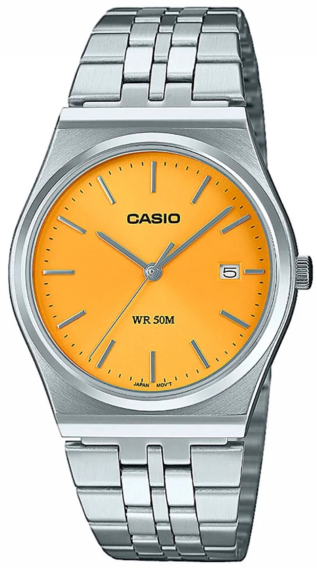 Casio Naisten kello MTP-B145D-9AVEF Standard Oranssi/Teräs Ø35 mm