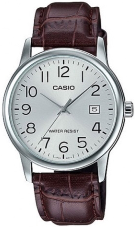 Casio Miesten kello MTP-V002L-7B2UDF Classic Hopea/Nahka Ø37 mm