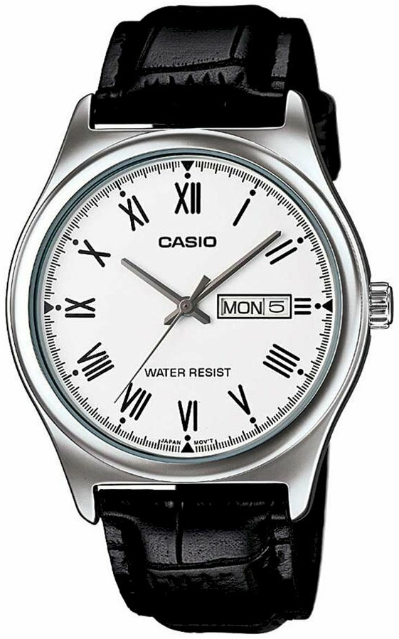 Casio Miesten kello MTP-V006L-7BUDF Classic Valkoinen/Nahka Ø38 mm