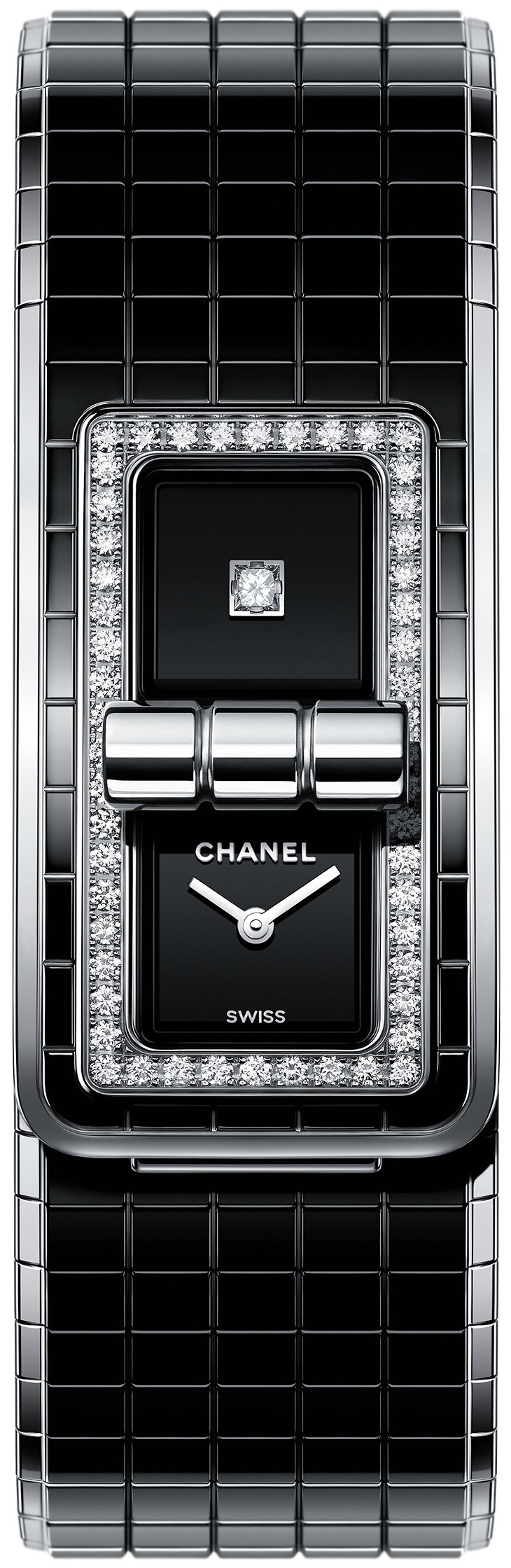 Chanel Naisten kello H5148 Code Coco Musta/Keraaminen