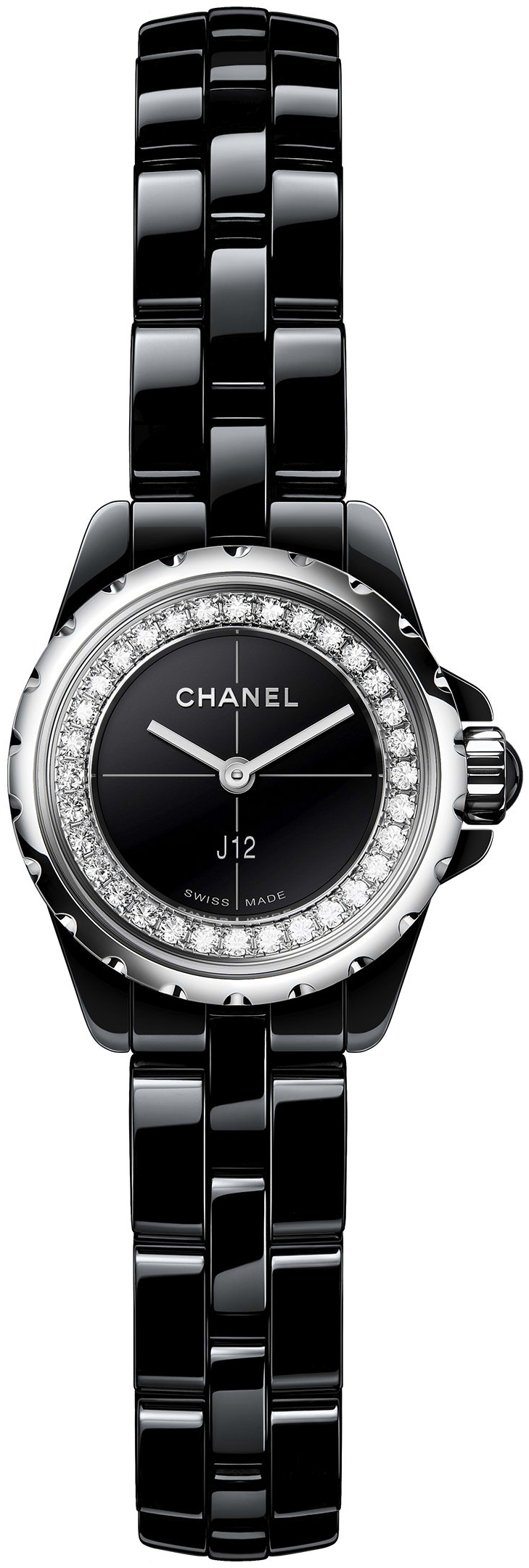 Chanel Naisten kello H5235 J12 Musta/Keraaminen Ø19 mm