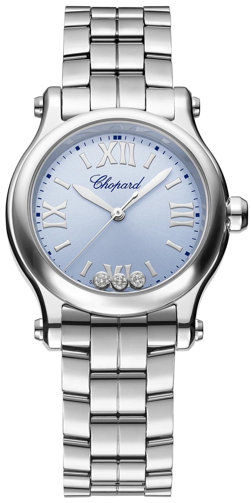 Chopard Naisten kello 278590-3010 Happy Sport Sininen/Teräs Ø30 mm