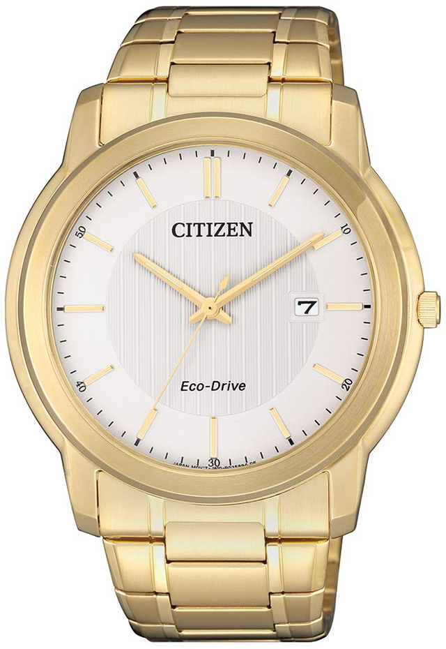 Citizen 99999 Miesten kello AW1212-87A Hopea/Kullansävytetty teräs