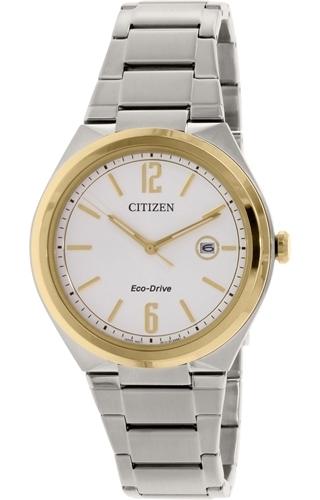 Citizen Eco Drive 180 Miesten kello AW1374-51A Hopea/Teräs Ø41 mm