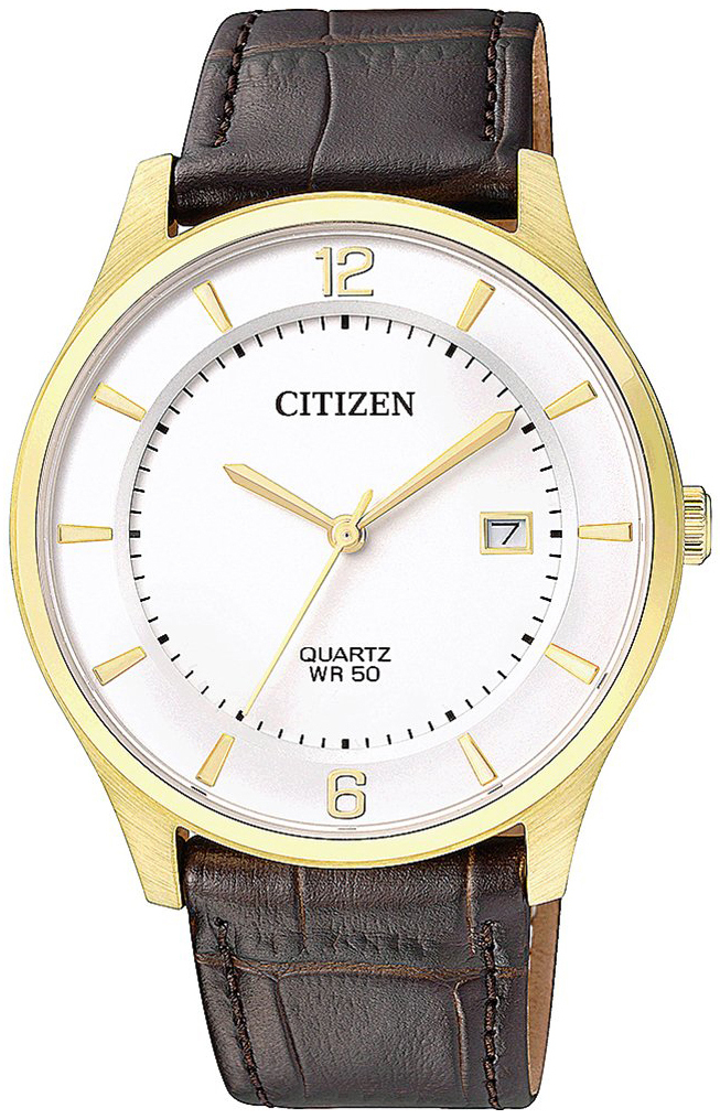 Citizen 99999 Miesten kello BD0043-08B Valkoinen/Nahka Ø39 mm