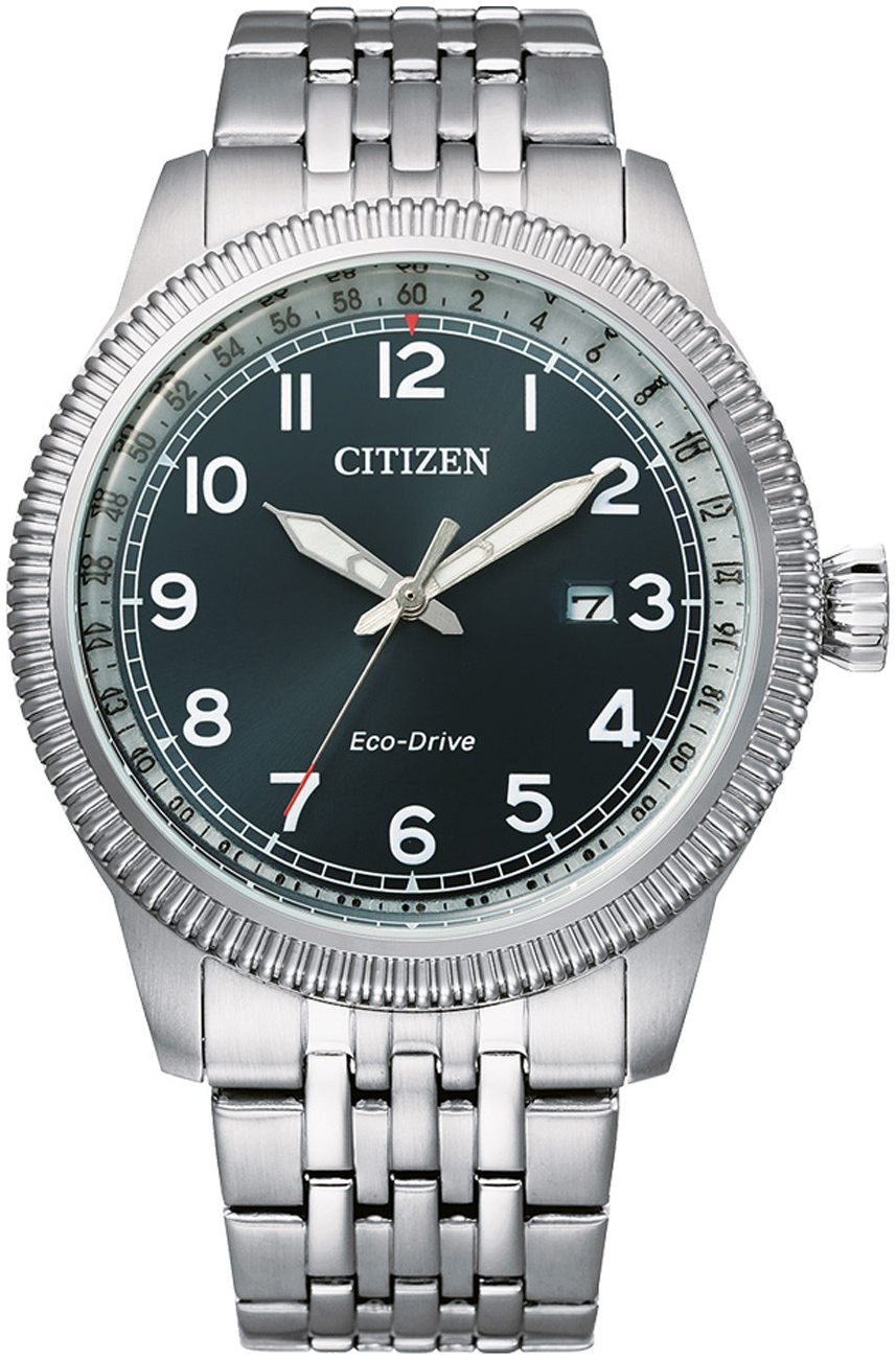 Citizen Miesten kello BM7480-81L Eco Drive 180 Sininen/Teräs Ø43 mm