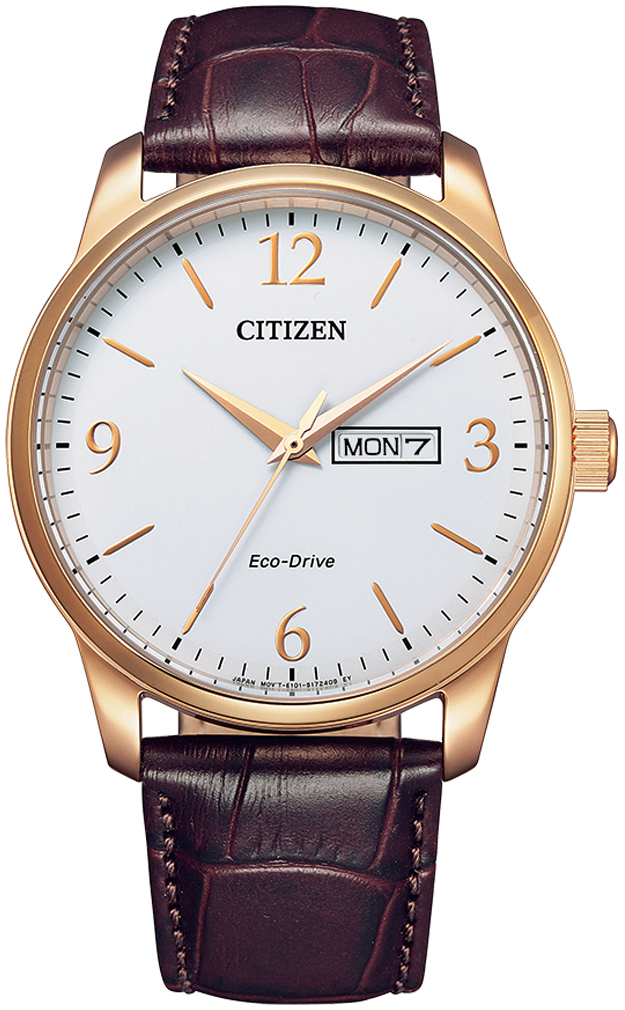 Citizen Miesten kello BM8553-16AE Eco Drive 180 Valkoinen/Nahka