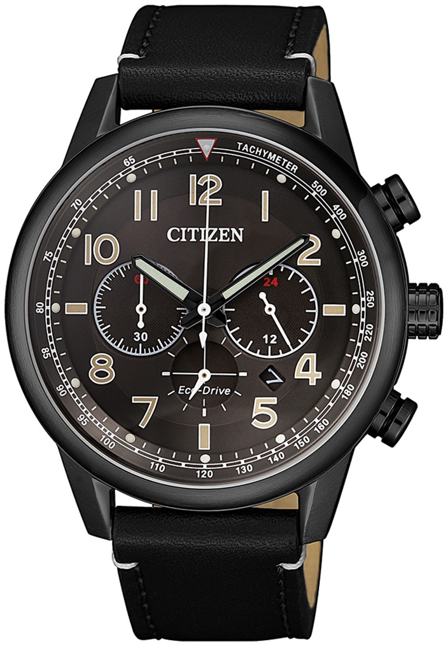 Citizen 99999 Miesten kello CA4425-28E Musta/Nahka Ø43 mm