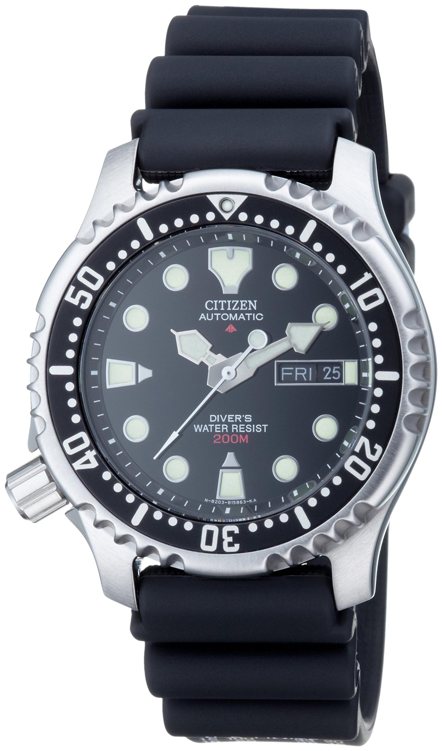 Citizen Miesten kello NY0040-09EE Promaster Sea Musta/Kumi Ø42 mm