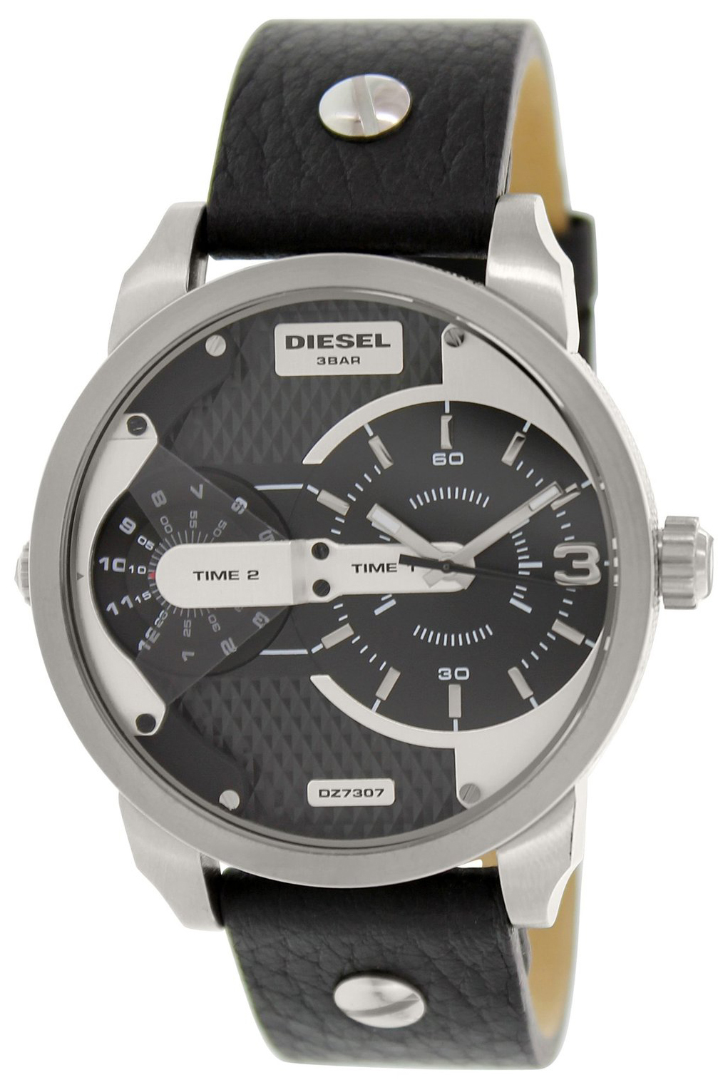 Diesel 99999 Miesten kello DZ7307 Musta/Nahka Ø54 mm